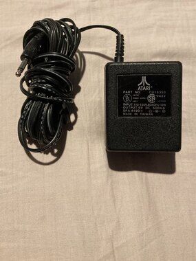Atari AC Power Supply C016353 9V DC 500mA SPA-4190-1 OEM Vintage 2600 Console